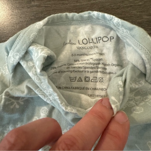 Loulou Lollipop 0-3m bodysuit - Picture 4 of 6